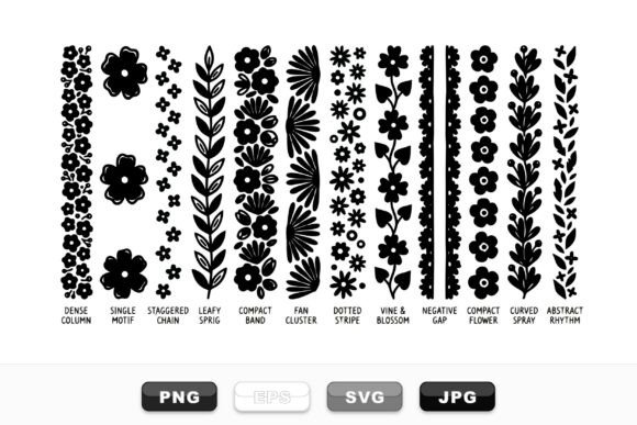 Floral Border Clipart Collection