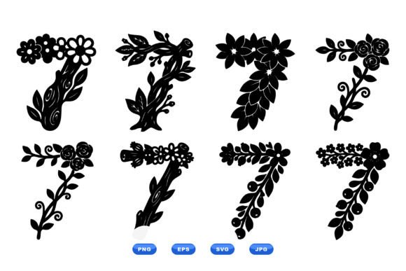 Floral Number Seven SVGs Review