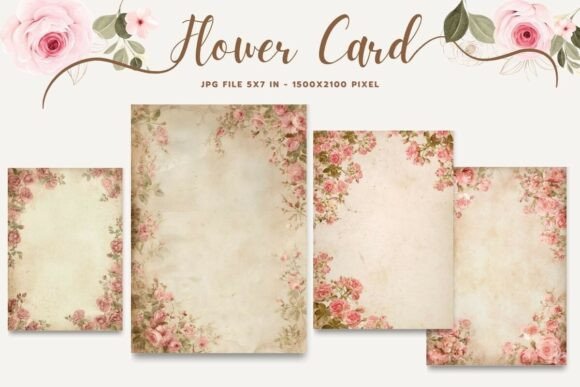 Flower Card Floral Greeting Postcard_16
