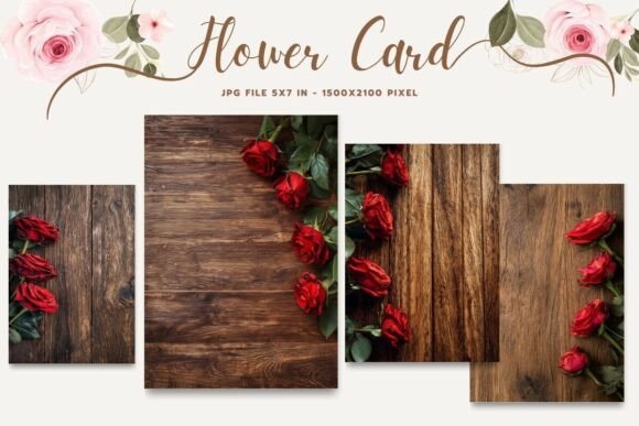 Flower Card Floral Greeting Postcard_28
