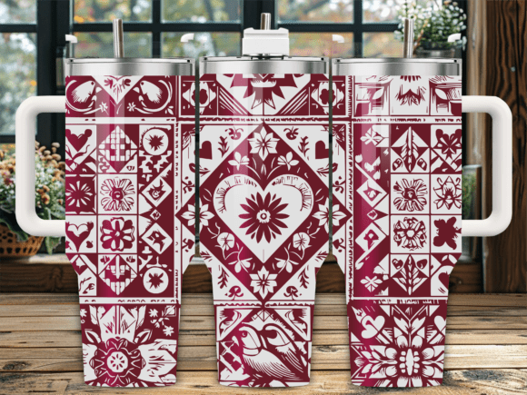 Folk Quit Floral Pattern