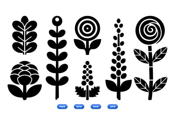 Minimal Floral Silhouette Pack